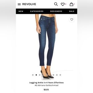 Ag adriano Goldschmied jeans the legging ankle super skinny